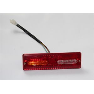 Rectangle LED Motorcycle Tail Lights With USA CHIPS Led Chip Tube Design