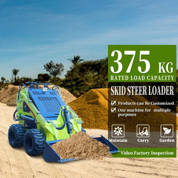 Skid Steer Wheel Loader Professional Manufacture Compact Skid Steer Earth Auger Drive Attachment