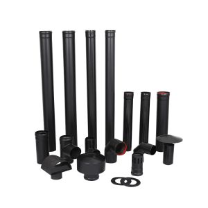 Round Ventilated Adjustable Stove Pipe Elbow High Temperature Resistant