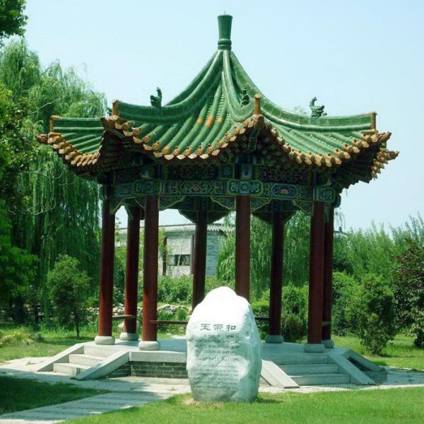 Handmade Glazed Chinese Roof Ornaments For Pavilion Gazebo Roof Top 1985N strength