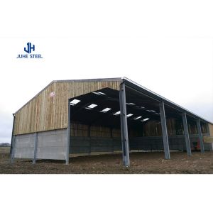 Prefab Steel Structure Cow Farm Shed Dairy Horse Barn Shed with Solid H-shape