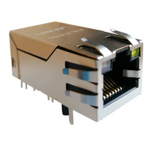 Quality JK0654218Z RJ45 Modular Jack With Integrated Magnetic Converters and Repeaters for sale