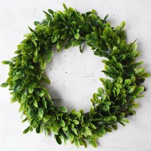 42cm PE PP Artificial Plant Wall Panels Faux Eucalyptus Garland