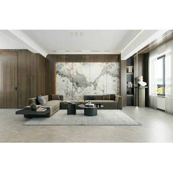 Buy White Polished Glazed Porcelain Tile 900x1800mm for Floor and Wall at wholesale prices