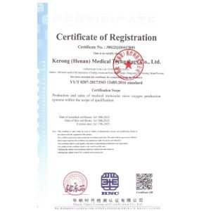 Henan Kerong Gas Equipment Co., Ltd Certifications