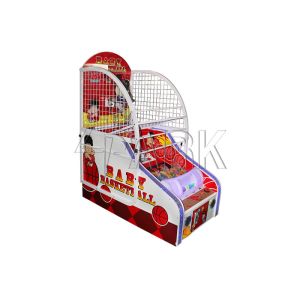 Metal Arcade Basketball Game Machine Electronic Coin Operated Skill Shooting