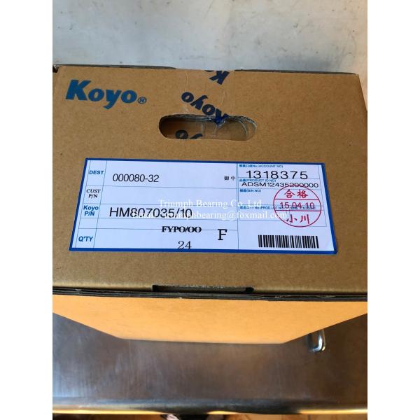 Buy KOYO  Taper  Roller  Bearings  HM807035/10  ,  HM807035/HM807010 at wholesale prices