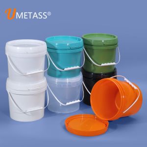 UMETASS 5L Round Plastic Bucket for Cold Drink Storage Food Grade and ISO9001 Certified