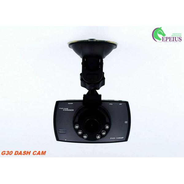 Full HD 1080P Car Surveillance Camera , G30 2.7'' Dash Cam Night Vision Motion