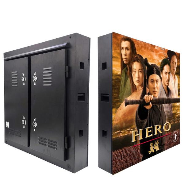 Programmable SMD3535 Large Outdoor LED Screen 800w 8mm Led Display