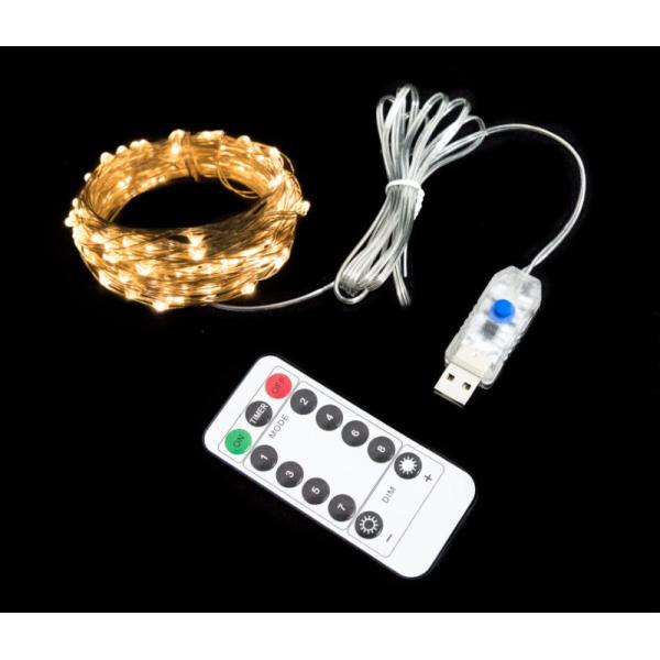 5m USB Powered String Lights Warm White Fairy Lights For Party Decoration