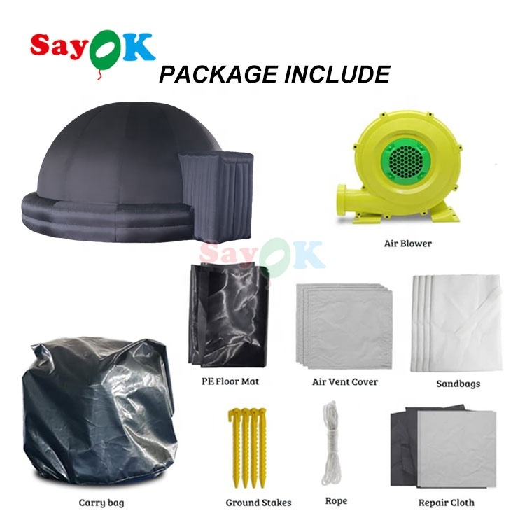 Sayok Outdoor Waterproof Blow up Inflatable Dome Tent Cinema Planetarium for