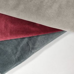 150D 210gsm Holland Velvet Fabric Plain Upholstery