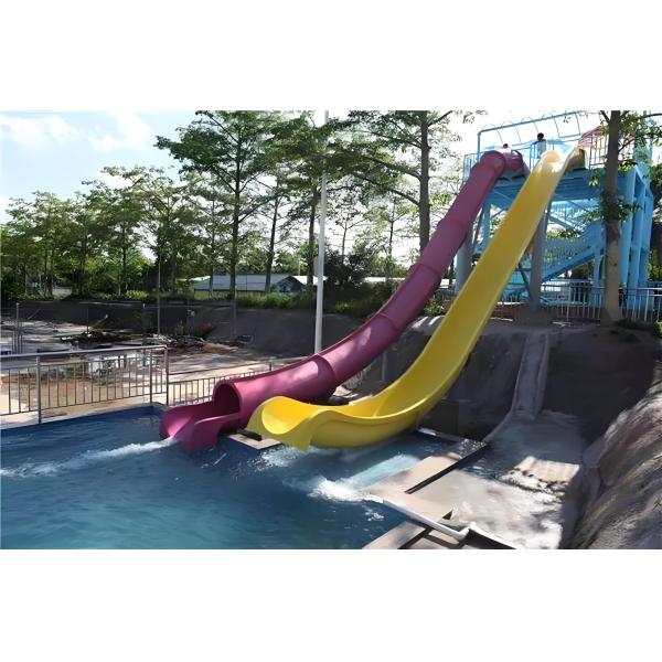 Fiberglass Water Slide with 12 Years Usage Period and 1 Year Guarantee ISO Certified for Swimming Pools and Aqua Parks