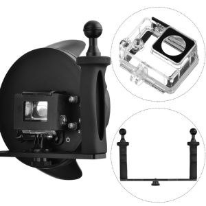 4.0 Version 6 inch GoPro Dome Port For GoPro 3+ 4 With Handheld Stabilizer