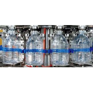 3kw SUS316L Automatic Water Bottle Filling Machine AISI304 Casing