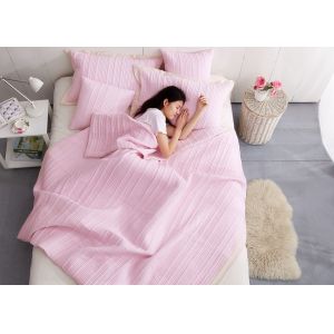 Solid Straight Lines Bedspreads And Coverlets Machine Quilting Twin / Queen /