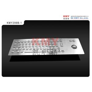 Anti Vandal Kiosk Mechanical Metal Keyboard Dustproof Front Mounting