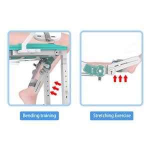 Postoperative leg stiffness bending extension angle passive exercise Lower