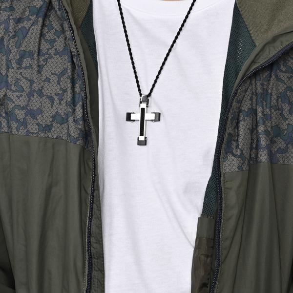 Fashion Men's Cross Design Stainless Steel Titanium Pendant Necklace Provide Mould Making And Making Service