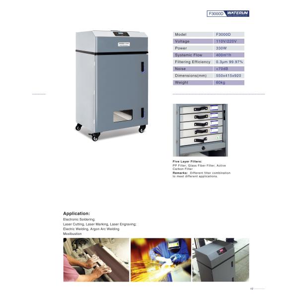 Portable Laser Fume Extractor Stable Running For Laser Engraving