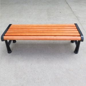 SGS Certificate Modern 1400mm Cast Iron And Wood Garden Bench