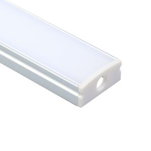 Indoor Lighting Surface Aluminum Led Profile Milky White Diffuser
