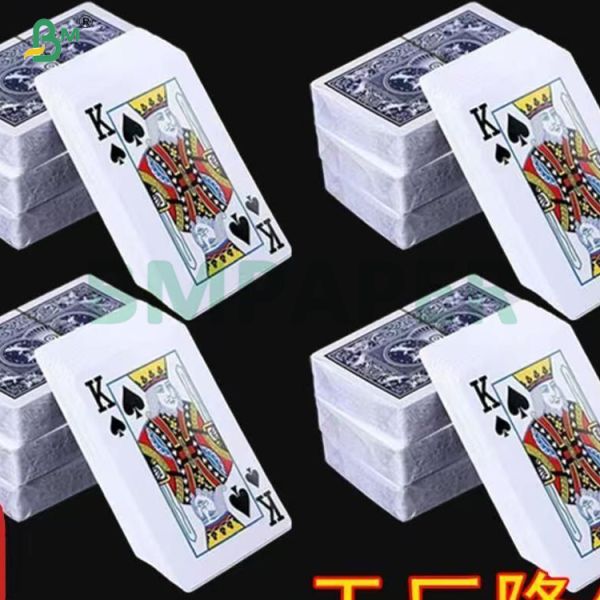 300gsm Folding Resistant Black Core Playing Card Paper For Bridge Paper