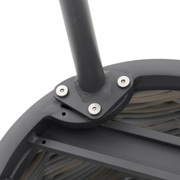 Specific AJUNION Wicker Rattan Outdoor Dining Set Aluminum Frame Round Table 4 Seating