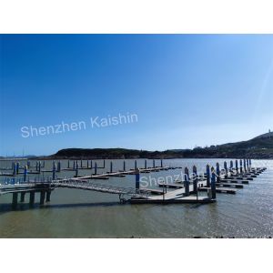 Aluminum Alloy Floating Dock Design Marine Grade Yacht Berth Marina Gangway