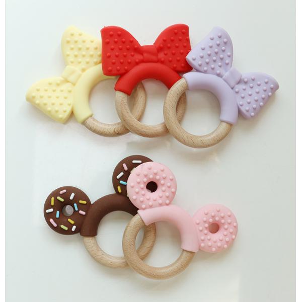 Flexible Silicone Baby Teether Set With Non-Toxic Material And Cute Animal Designs Newborn Baby Dummy Teething Toys