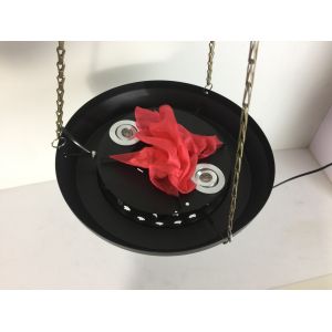 red led silk macrocosmos flame light with iron shell