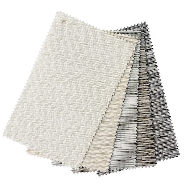 10% Openness Anti UV Waterproof Polyester PVC Sunscreen Roller Blind Fabric