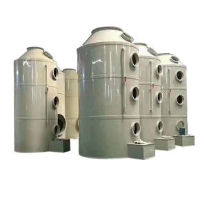 Spray Tower Industrial Waste Gas Treatment Equipment For Acid Mist And Dust