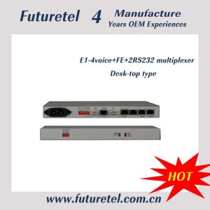 Buy cheap Fiber Optical E1 interface to 4voice Ethernet 4RS232 multiplexer from wholesalers