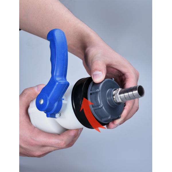 HDPE Body Material DN80 Butterfly Valve perfect for UMETASS Food Grade IBC Tank 100MM