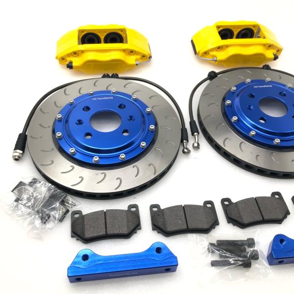 Buy 16in Rear Wheel 7600 4 Pot Brake Kit 300x24mm Yellow Blue at wholesale prices