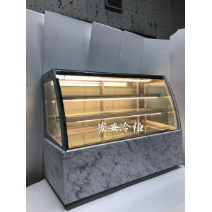 Table Top Cake Display Chiller Greater Thermal Insulation Easy Manoeuvrability