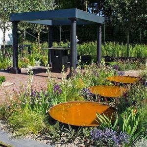 Patio Steel Metal Wood Burning Fire Pit for Garden