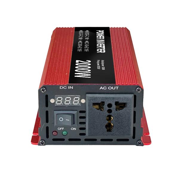 1000W 2000W Peak 12V 24V 48V 60V Pure Sine Wave Power Inverter With Overload