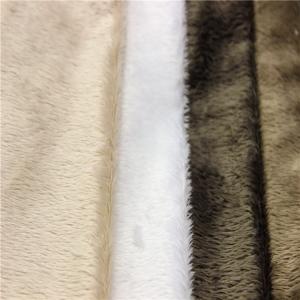 Quality 100% polyester soft fleece fabric 75d 144f velboa fabric crystal fabric for sale