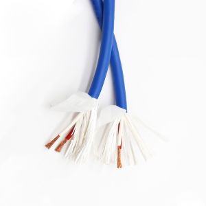 Pure Copper Shielded Speaker Cable Double PVC Coated With Non Woven Fabric PP