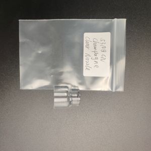 Clear Glass Nozzle for Improved Gas Coverage in Tig Welding Torch by UPPERWELD