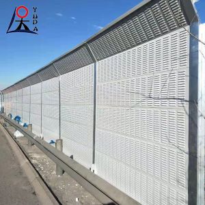 Highway Railway Noise Barriers Galvanized Road Noise Barrier Steel Plate