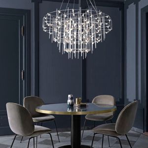 Modern Decoration Crystal Chandelier for Living Room Room Decor Stainless Steel