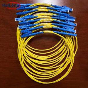 HUBER SUHNER E2000 3m Fiber Optic Jumper Cable