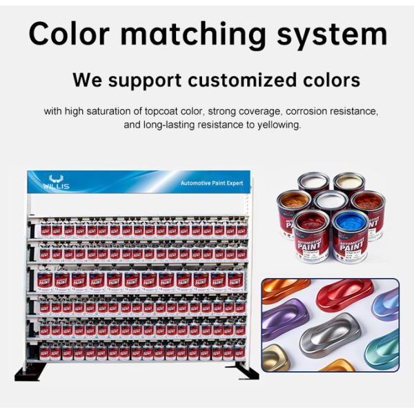 Standard 1K Basecoat Metallic Pigment Pearl Automotive Paint Spray Car Paint Liquid Coating Automotive Thinner 5