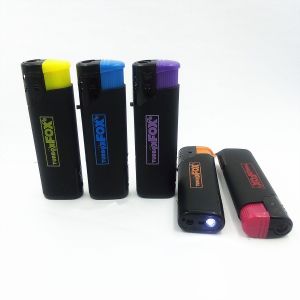 Customized Classic Disposable Cigarette Lighter With LED Light Dy-F003