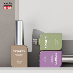 Classic 10ml Square Unique Empty Glass Nail Polish Bottles Gel Polish Container