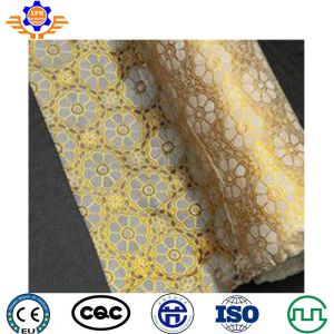 Plastic PVC Tablecloth Fully Automatic Designer Lace Making Machine Production